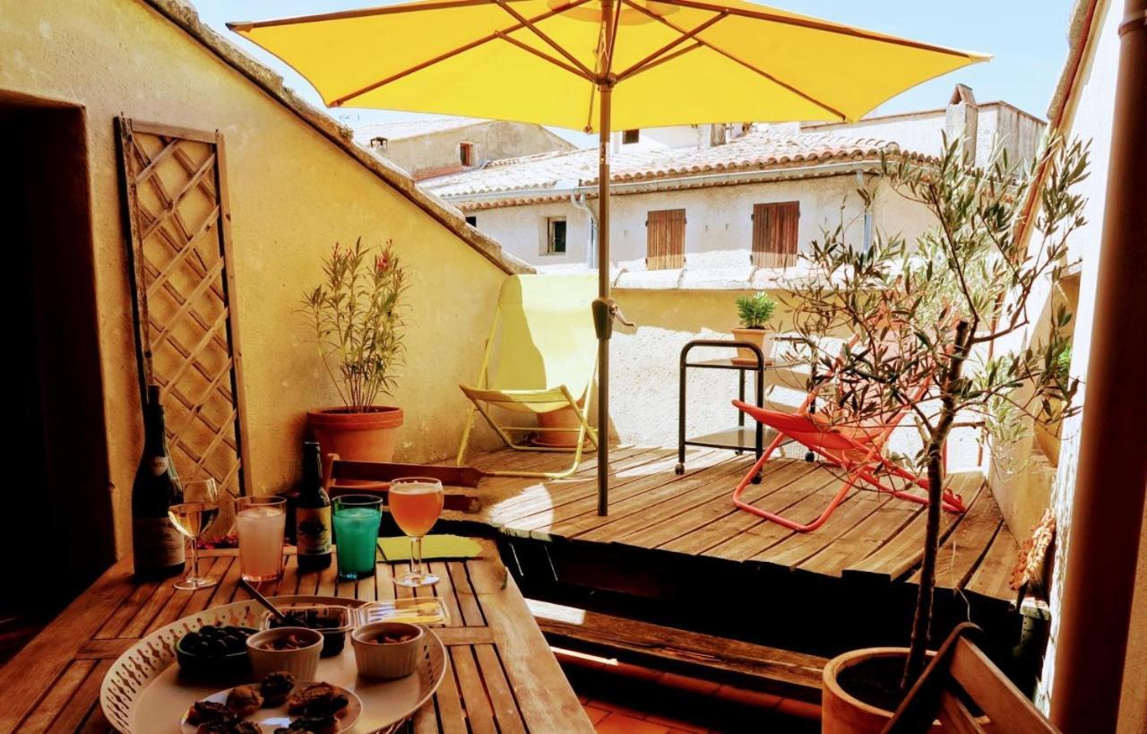 La Terrasse D'Olea, Au Coeur Du Village Бюи-ле-Барони Екстериор снимка